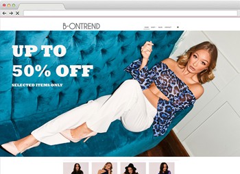 B-ontrend - Fashion Boutique Website Design website design