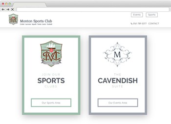 Monton Sports Club - Sports and Events Venue Website Design website design