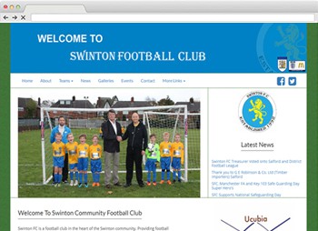 Swinton Football Club Website Design website design