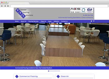 Premier Flooring - Flooring Website Design website design