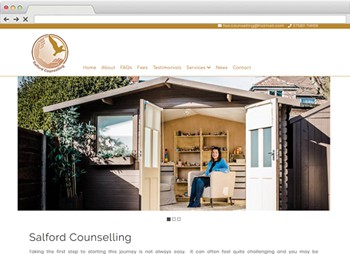 Salford Counselling - Counselling and Psychotherapy Website Design website design
